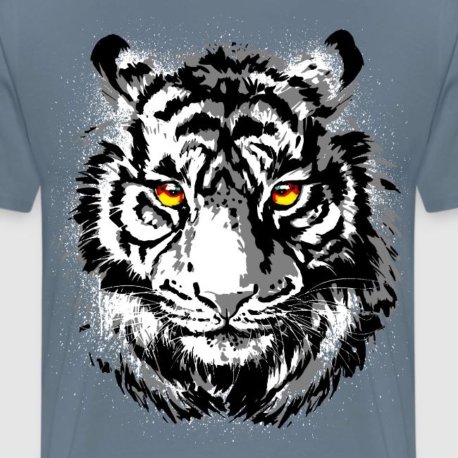 Tiger Head - Tiger Artwork - Wildlife Big Cats