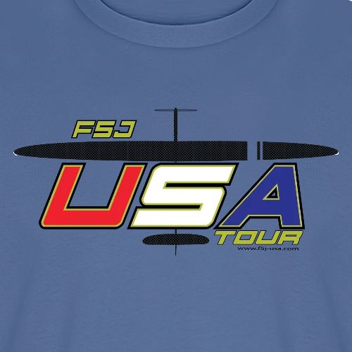 F5J USA TOUR + carbon plane v2 - Men's Premium T-Shirt