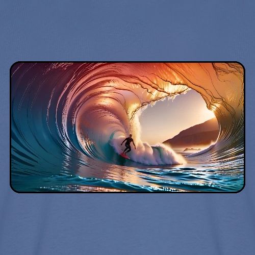 Biggest Barrel Wave - Men's Premium T-Shirt