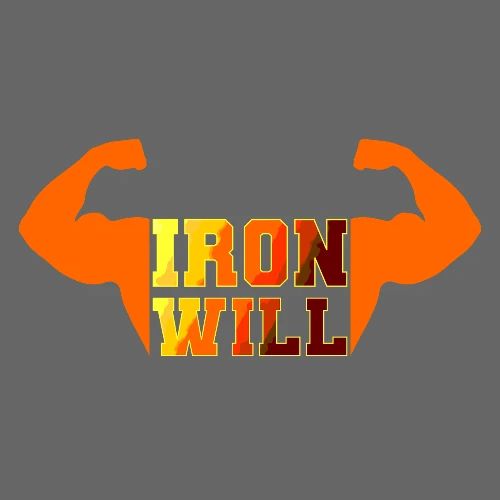 Bodybuilding: Iron Will Power - Men's Premium T-Shirt