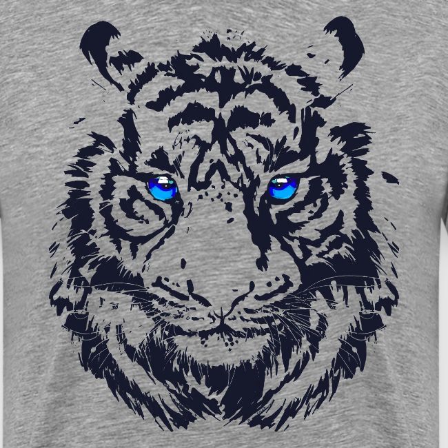 Tiger Head - Tiger Artwork - Wildlife Big Cats