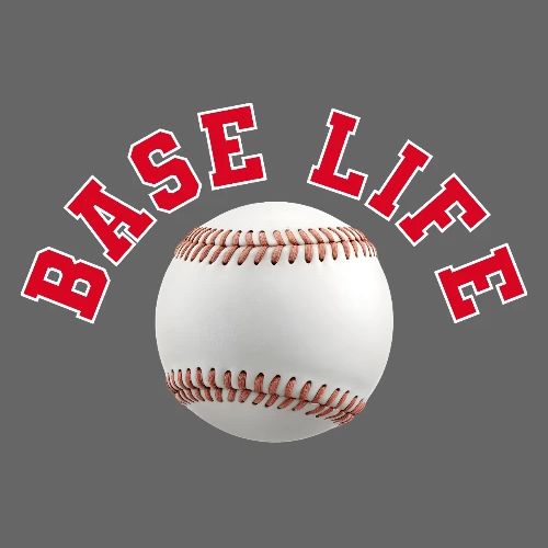 Baseball: Base Life Vibes - Men's Premium T-Shirt