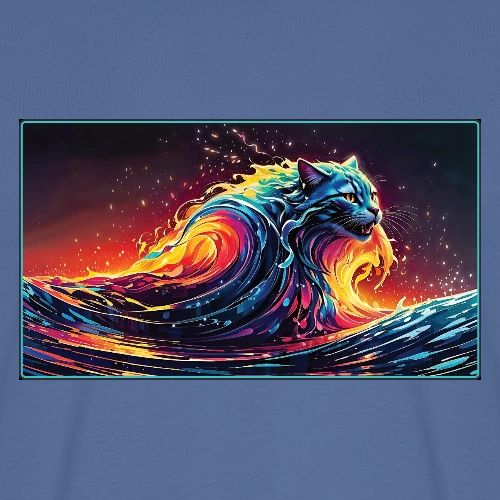 Wavecat Firelight - Men's Premium T-Shirt