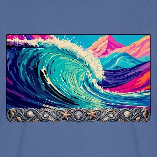 Crystal Lava Wave - Men's Premium T-Shirt
