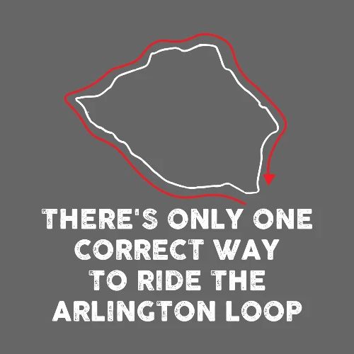 Arlington Loop: Clockwise - Men's Premium T-Shirt