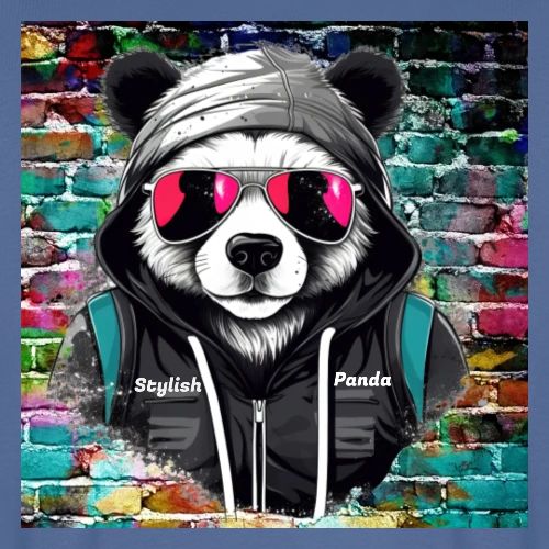 Stylish panda 2 - Men's Premium T-Shirt