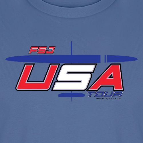 F5J USA TOUR + plane - Men's Premium T-Shirt