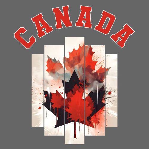 Heart of Canada Art - Men's Premium T-Shirt