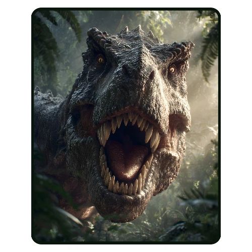 T Rex Jungle Roar Design - Men's Premium T-Shirt
