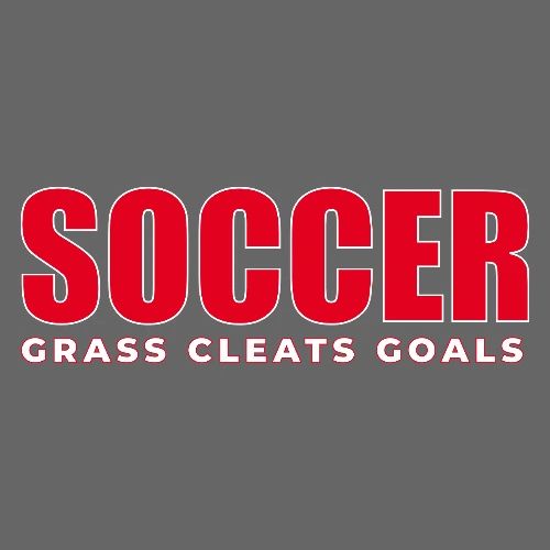 Soccer Grass Cleats Goals Typography Design - Men's Premium T-Shirt