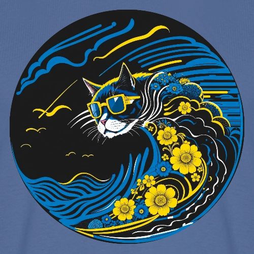 Wavecat Wave - Men's Premium T-Shirt