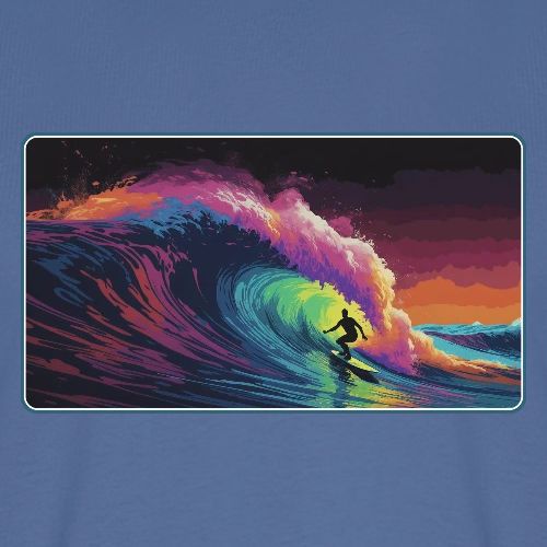 Rainbow Lava Ride - Men's Premium T-Shirt