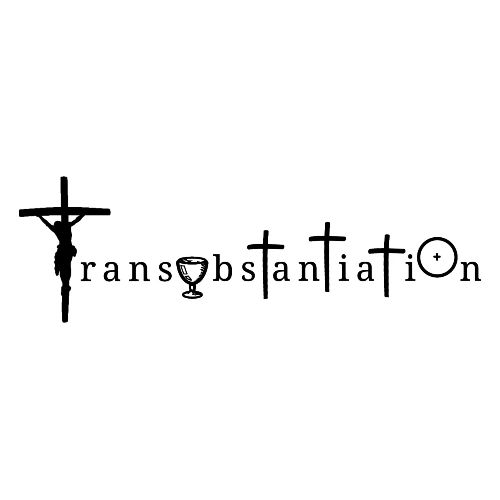 Transubstantiation Black Letters - Men's Premium T-Shirt