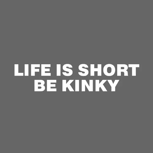 LIFE IS SHORT BE KINKY - Men's Premium T-Shirt