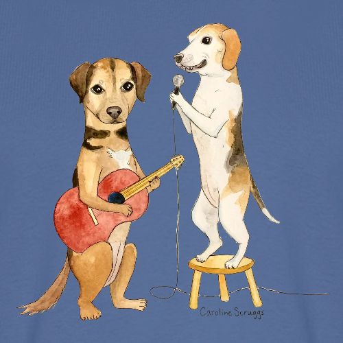 Liam and Coach Doggy Duet - Men's Premium T-Shirt