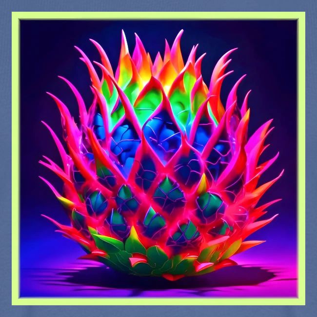 Electric Neon Dragon Fruit