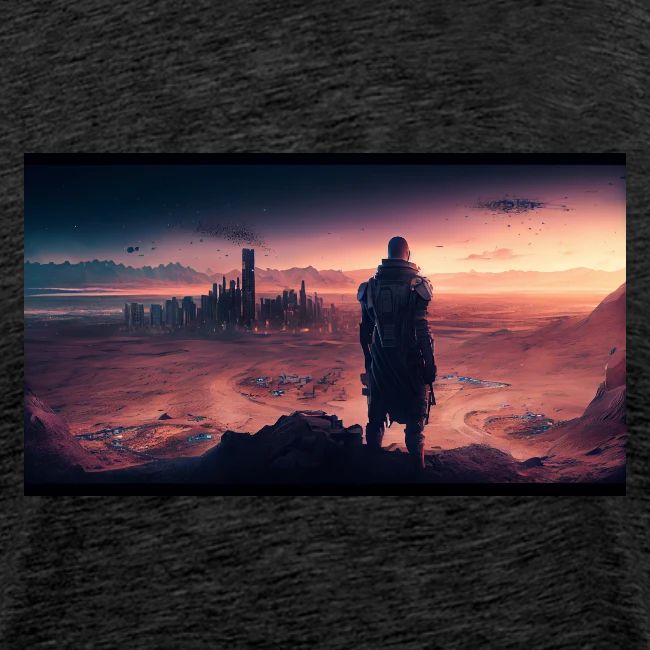 decimated desert cityscape art