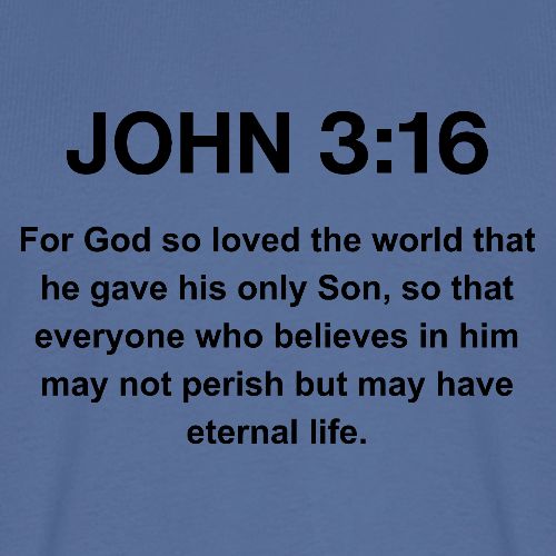 John 3:16 Christian Apparel – Bible Verse Clothing - Men's Premium T-Shirt