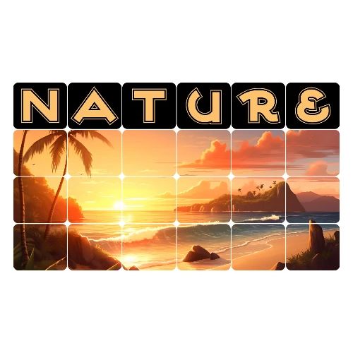 Nature: Tropical Twilight - Men's Premium T-Shirt