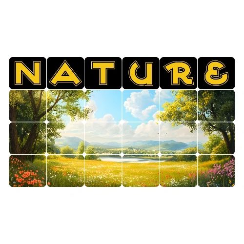 Nature: Summer Fields - Men's Premium T-Shirt