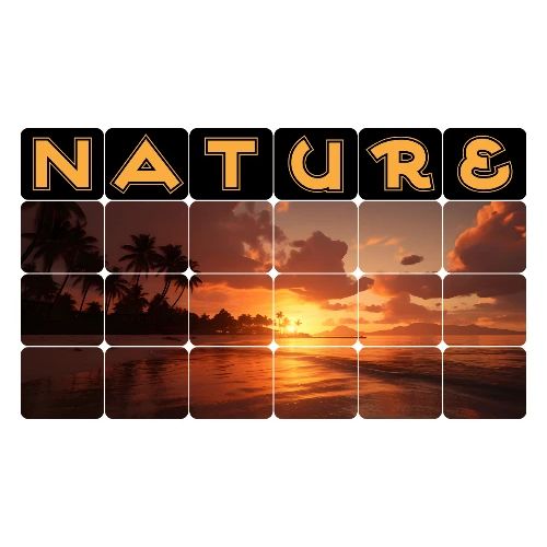 Nature: Sunset Serenity - Men's Premium T-Shirt
