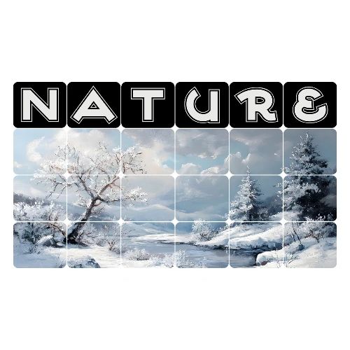 Nature: Winter Embrace - Men's Premium T-Shirt