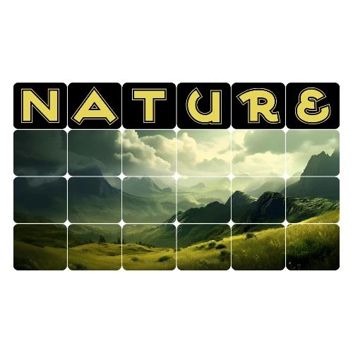 Nature: Verdant Peaks - Men's Premium T-Shirt