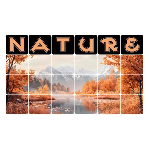 Nature: Autumn Glow - Men's Premium T-Shirt