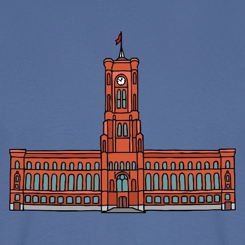 Red City Hall Berlin - Men's Premium T-Shirt