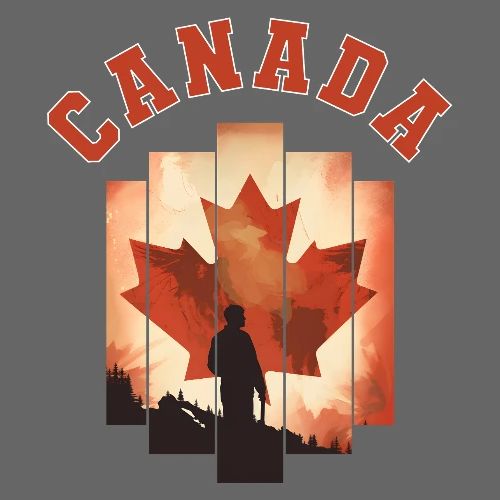 Proud Canadian Shadow - Men's Premium T-Shirt