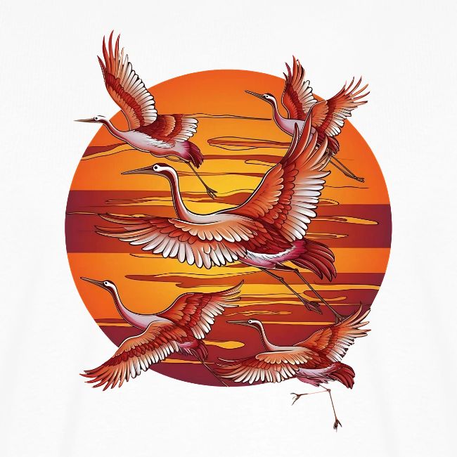 Japanese Cranes Migrating: Travel & Journey