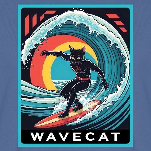 Wavecat Superhero - Men's Premium T-Shirt