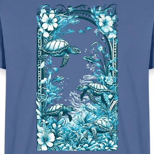 Sea Turtle Forest - Men's Premium T-Shirt