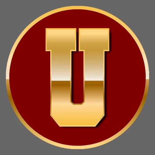 Letter U – Capital Varsity Alphabet Monogram - Men's Premium T-Shirt