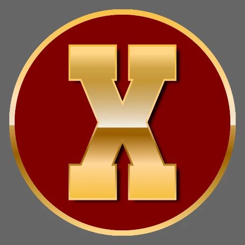 Letter X – Capital Varsity Alphabet Monogram - Men's Premium T-Shirt