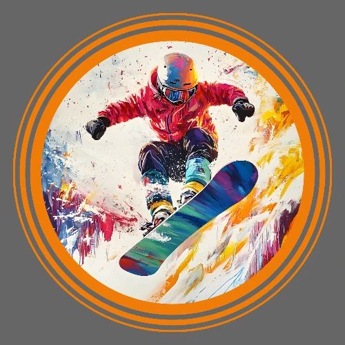 Snowboarding Horizon - Men's Premium T-Shirt