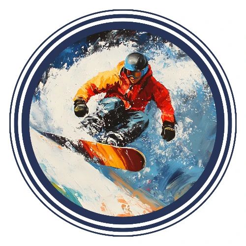Snowboarding Rebel - Men's Premium T-Shirt