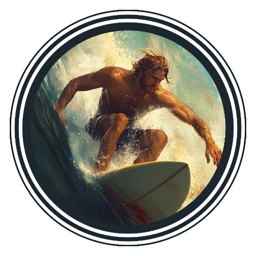 Surfing Rush - Men's Premium T-Shirt