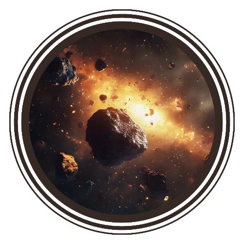 Asteroids Drift - Men's Premium T-Shirt