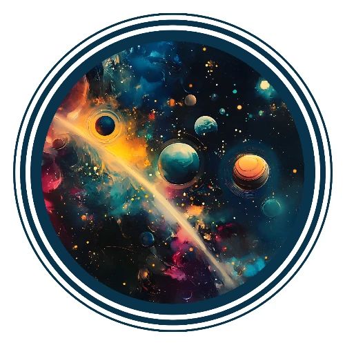 Painted Planetscape - Men's Premium T-Shirt