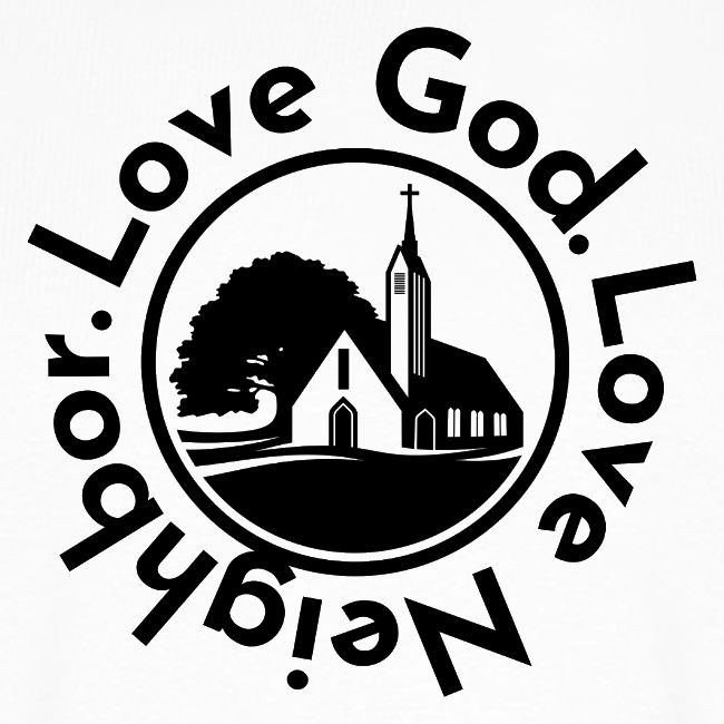 BW Love God Love Neighbor Emblem