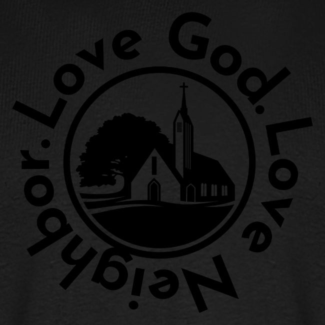 BW Love God Love Neighbor Emblem