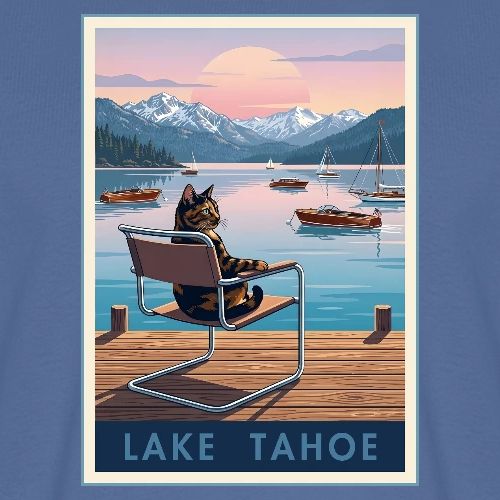 Lake Tahoe Boats - Men's Premium T-Shirt