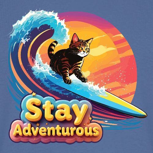 Surfing Kitten Adventure