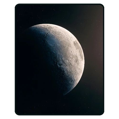 Crescent Moon Celestial Artwork - Men's Premium T-Shirt
