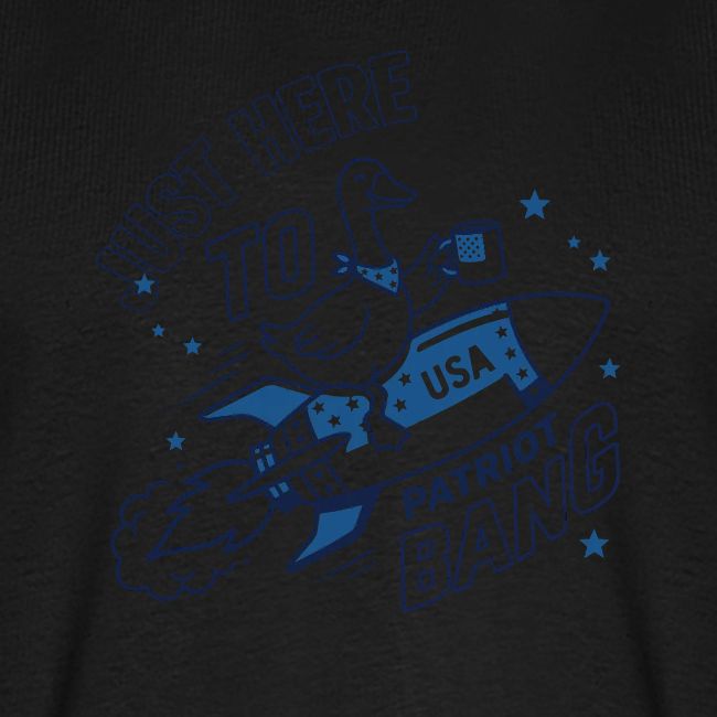 Just Here 70° USA Patriotic Shirt