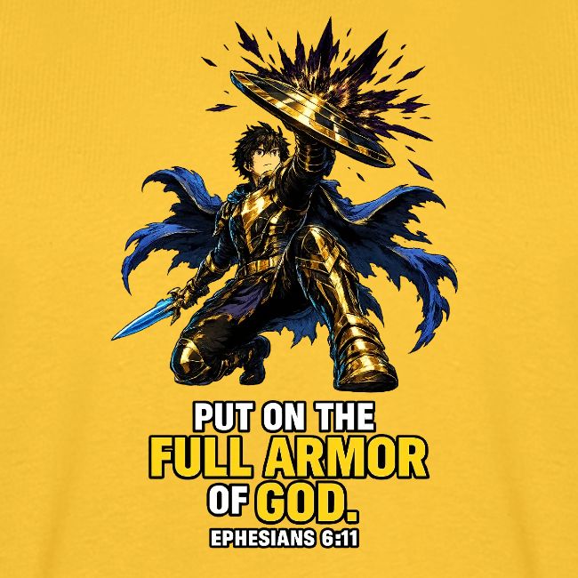 Full Armor of God Anime Warrior | Ephesians 6:11 C
