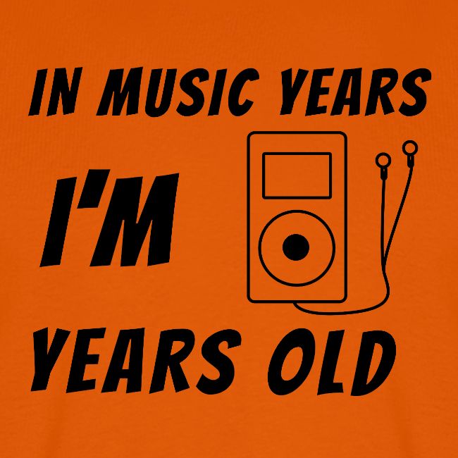 In Music Years I'm - MP3 Player