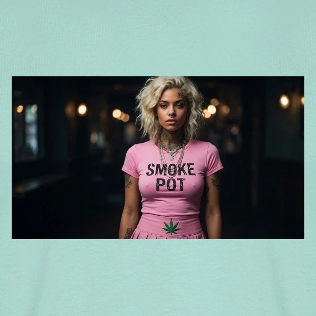 **Smoke Pot Pink Rebel Tee**