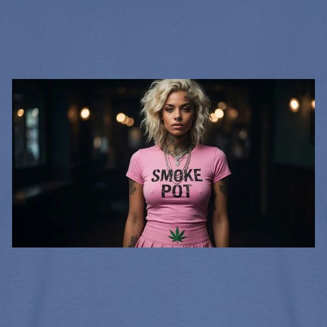 **Smoke Pot Pink Rebel Tee**